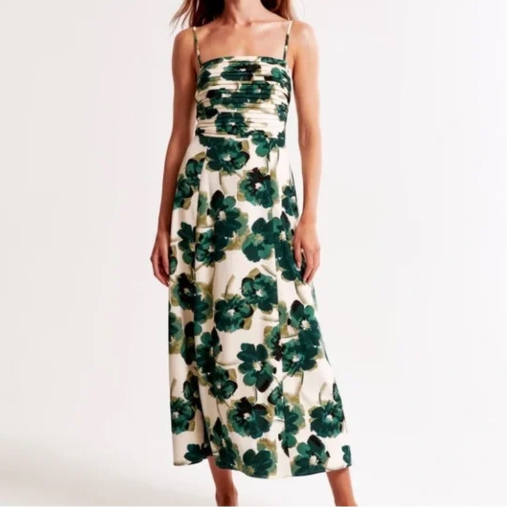 Abercrombie Emerson Crepe Midi Dress